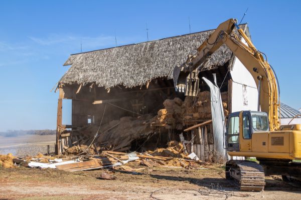 Barn Demolition in Tacoma